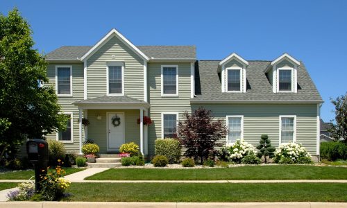 Green Exterior Painting