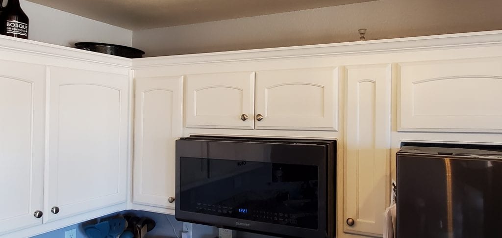 upper kitchen cabinets refinishing (after) albuqeurque nm