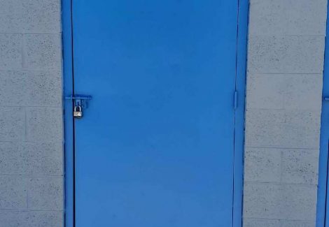 Single Painted Storage Unit Door