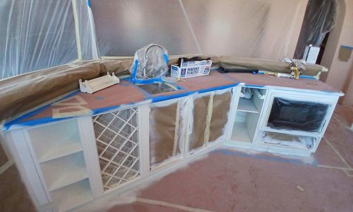 Masking Base Cabinets