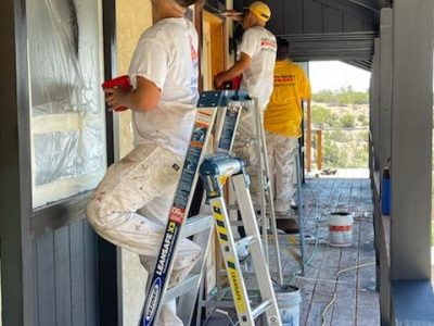 Exterior painting (during)