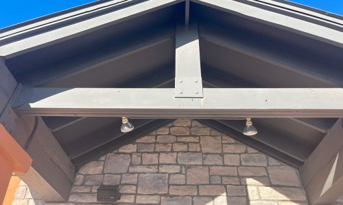 Close-Up Gable (Before)