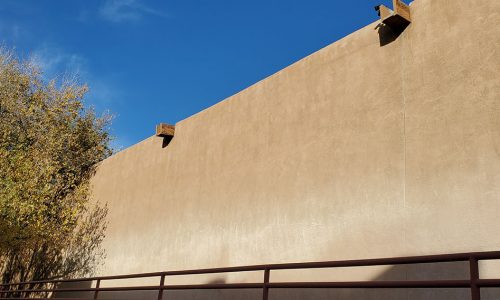 Sage Stucco Exterior (Before)