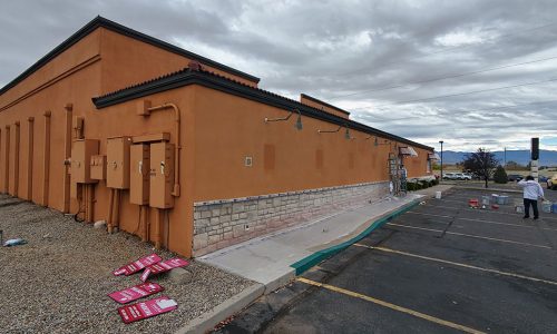 Prepping Side Exterior (During)