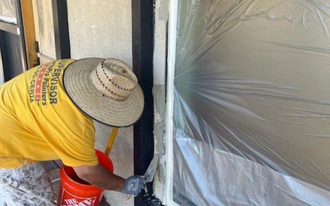 Exterior painting prep