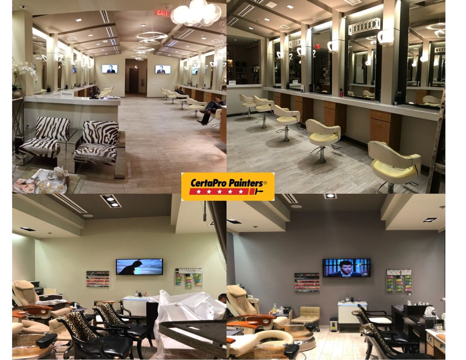 Commercial Retail painting by CertaPro painters in Alexandria, VA