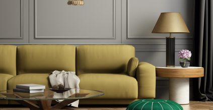 Interior Grey Living Room