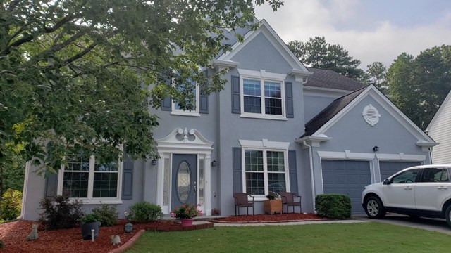 repainted single family home in alpharetta - after