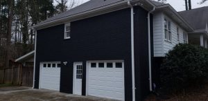 photo of repainted brick home in alpharetta