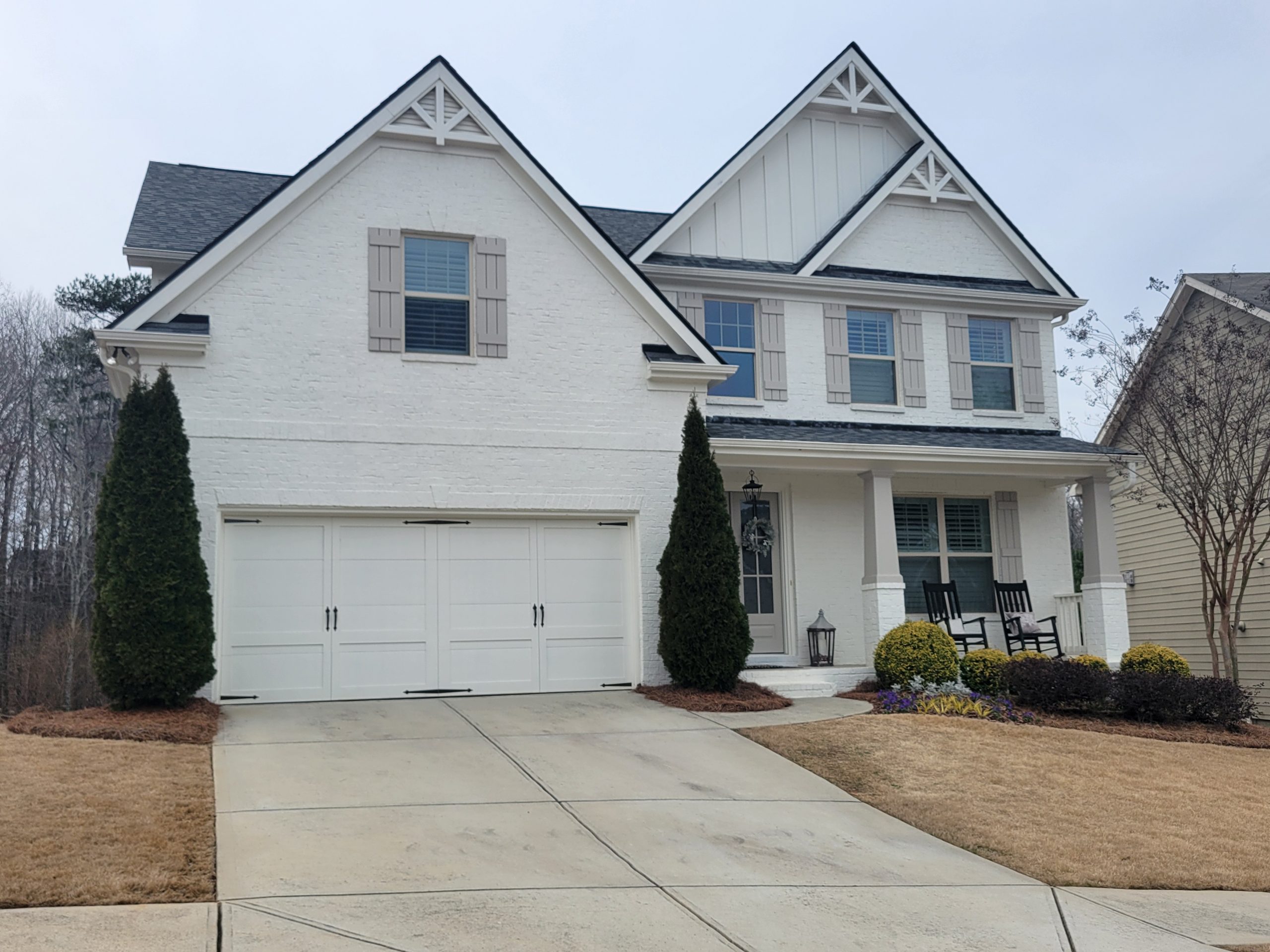 brick exterior after painting kennesaw ga