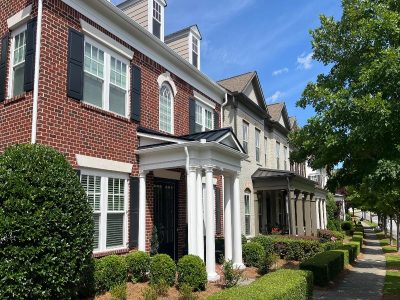 repainted townhome exterior in alpharetta ga