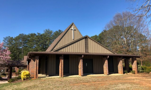 Exterior Painting with Cross