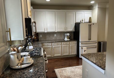 kitchen painters' work