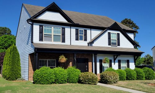 Repainted White House Exterior