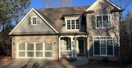 Exterior Gray Home Painting Project