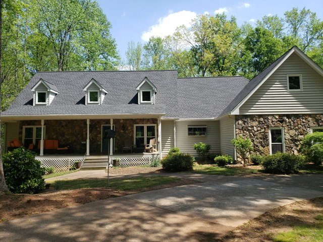 photo of wood porch columns before being wrapped Preview Image 1