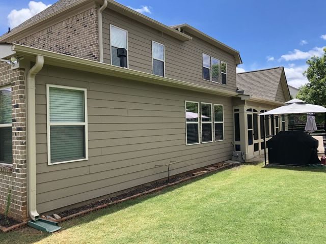 repainted rear of home in alpharetta Preview Image 1