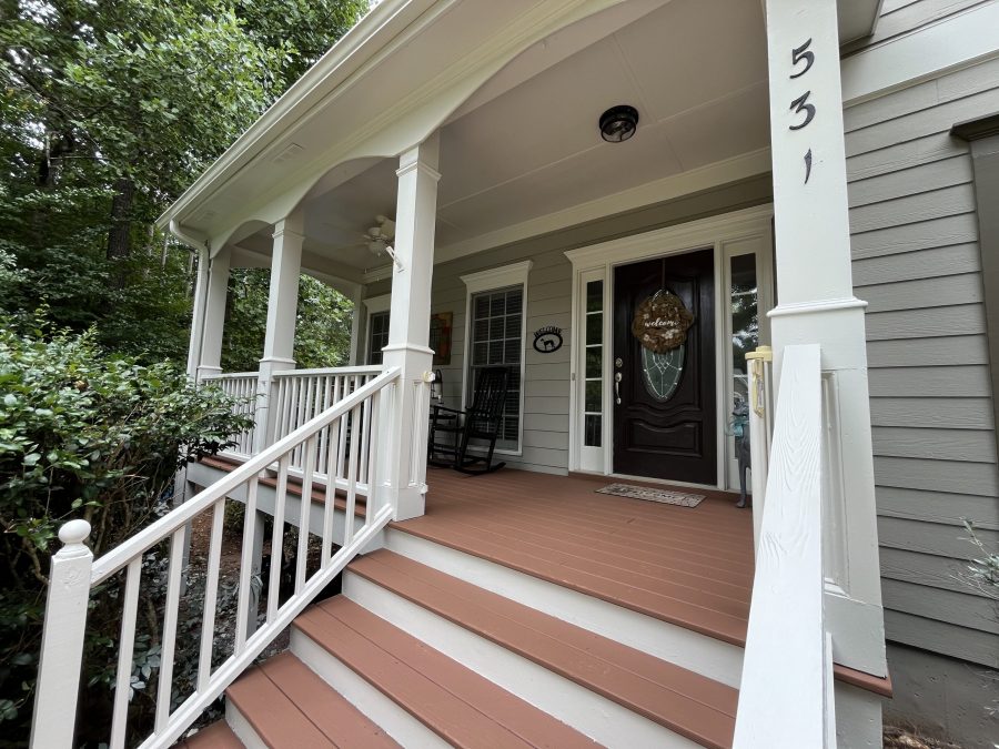 clean porch after power washing and repainting Preview Image 3