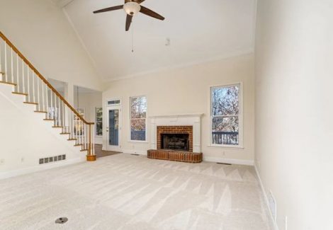 photo of repainted interior of home in milton ga