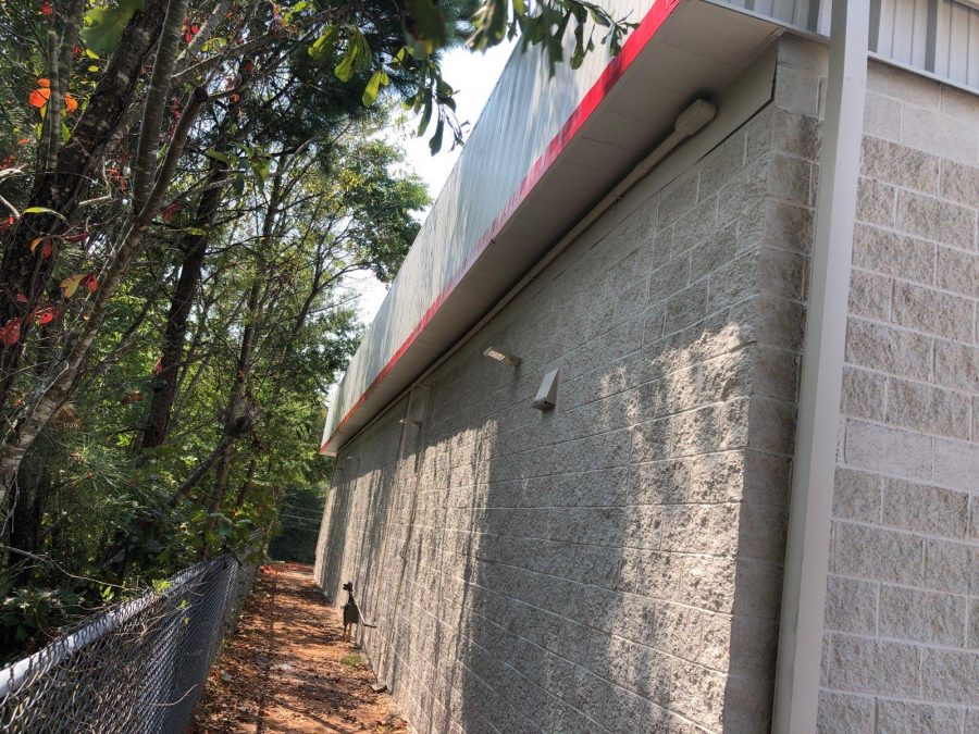 Side of advance auto parts in greenville, sc, after completed painting project by certapro painters of greenville west, sc Preview Image 12