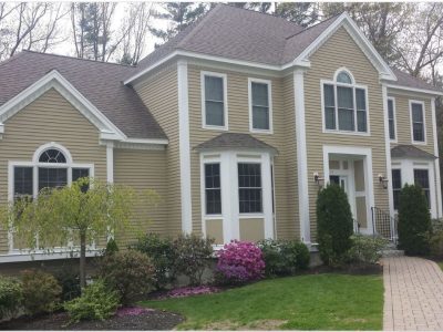 Exterior painting by CertaPro Painters in Andover, MA.