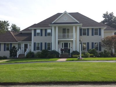 Exterior house painting by CertaPro Painters in Andover, MA.