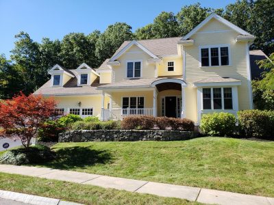 Exterior house painting in North Andover, MA