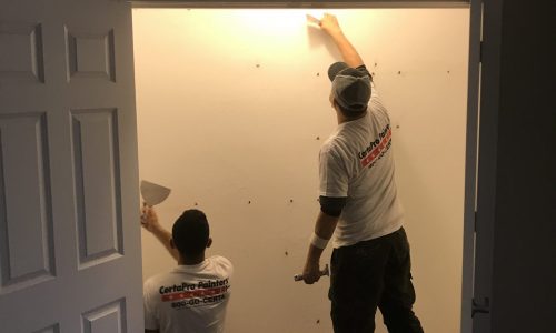 Drywall Repair Begins