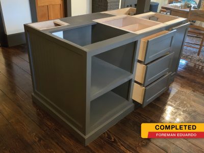 Riel Cabinets Duck After photo of custom made island
