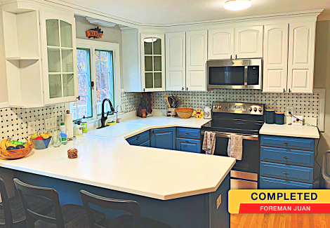 Andover Kitchen Cabinet Refresh Project