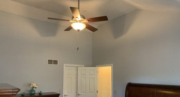 master bedroom after paint job
