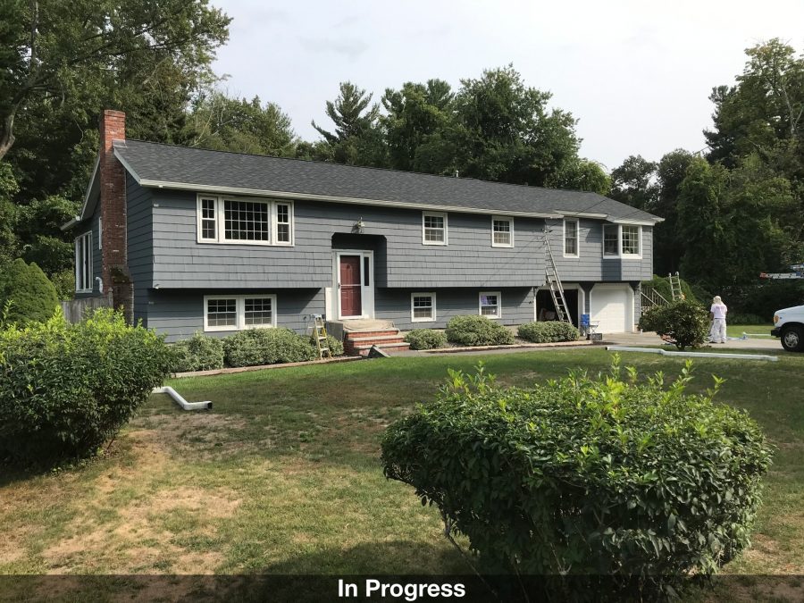 Front of home during painting Preview Image 9