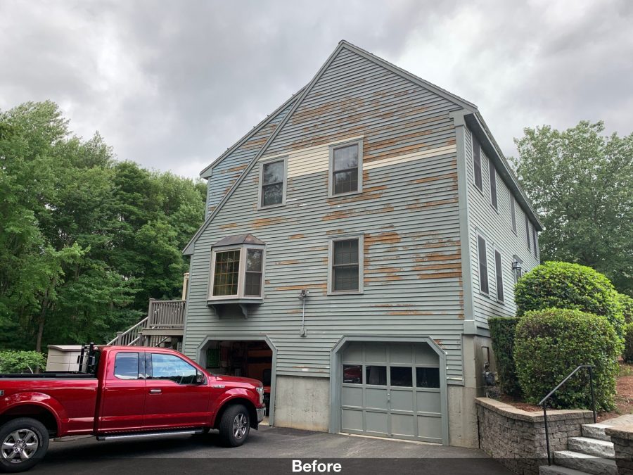 Garage side of home before restoration Preview Image 4
