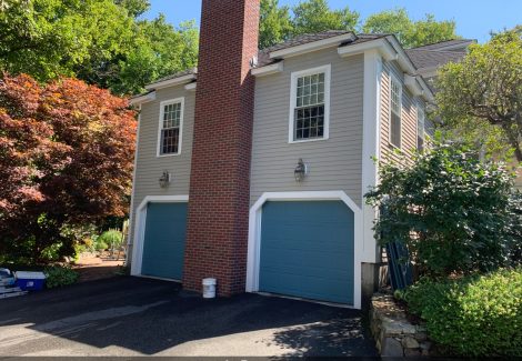 Garage and window home renovations in progress