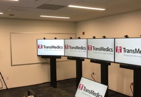 Video conference room before painting photo