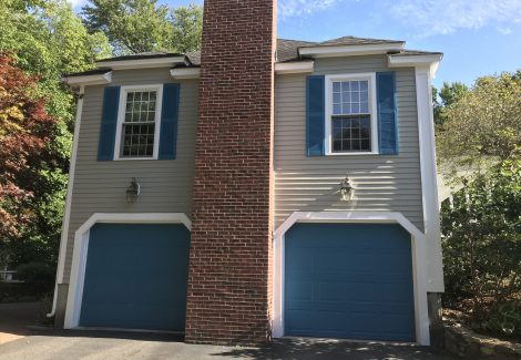 Garage after restoration