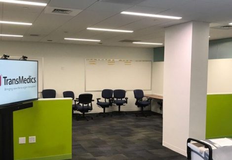 Before painting of conference room