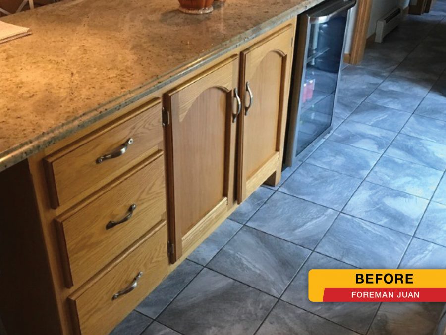 Kitchen Cabinet Painting Before Preview Image 8