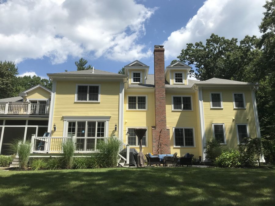 Yellow paint renovations on home exterior Preview Image 9