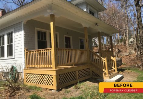 Deck Painting Before