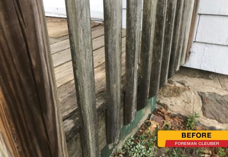 Deck Painting- Before