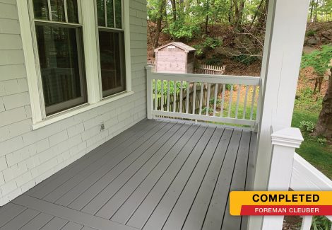 After Painting Decks