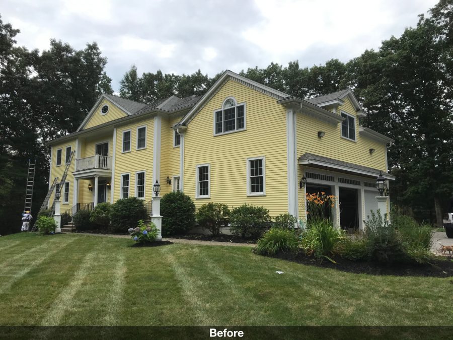 Home exterior and garage before repainting Preview Image 4