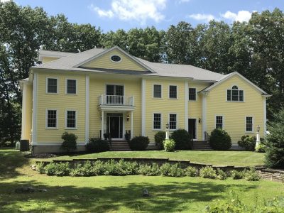Fully repainted home in yellow