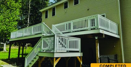 North Andover Deck Staining