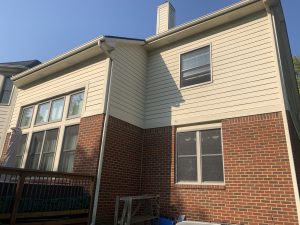 Exterior view of house painted in Ann Arbor