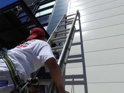 Commercial exterior painting