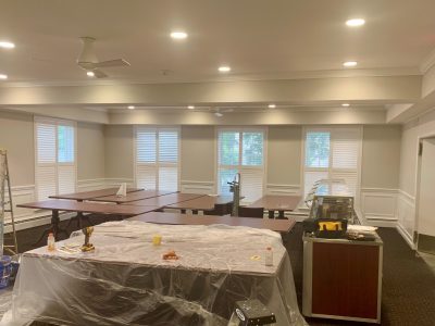 dining room after painting.