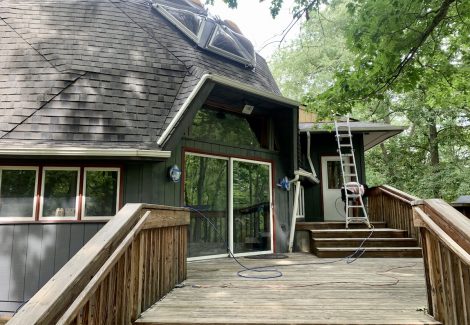 Deck staining preparation