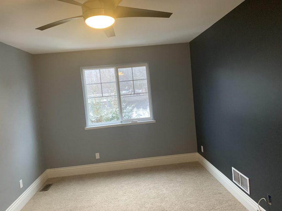 Two bedrooms painted with an accent wall. Preview Image 4